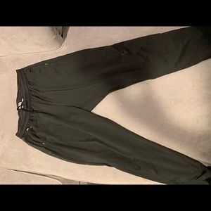 Black nike track pants